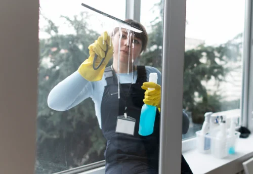 Nettoyage de vitres intérieures et extérieures à Vezin-le-Coquet
